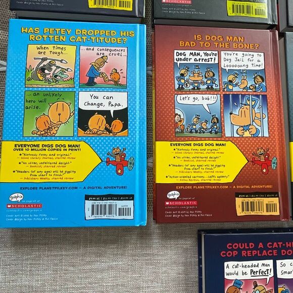 Dog Man book lot books 5-9 in the series by Dav Pilkey excellent condition - Picture 6 of 6